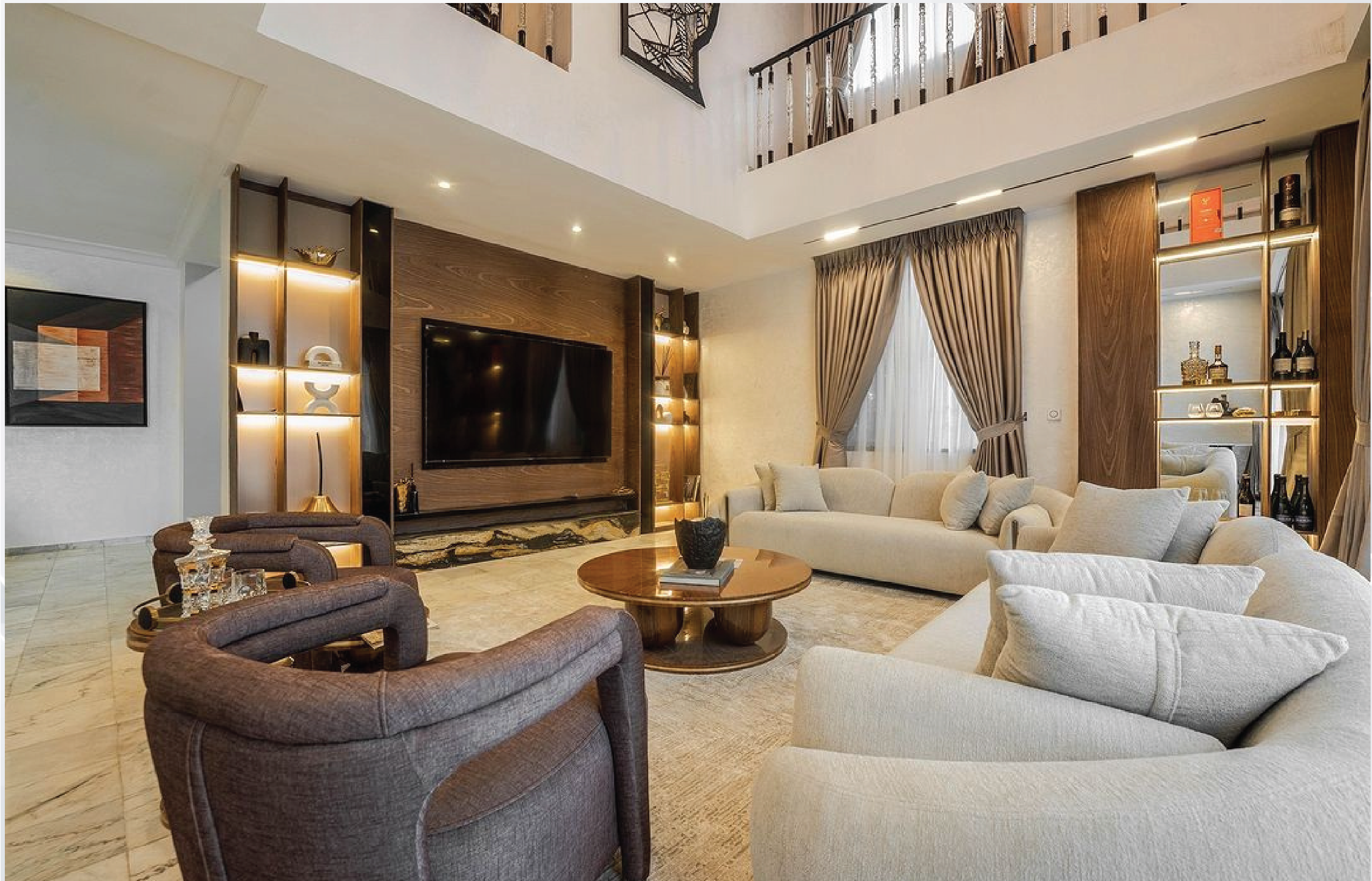 Proposed Luxury Living Room Finishing